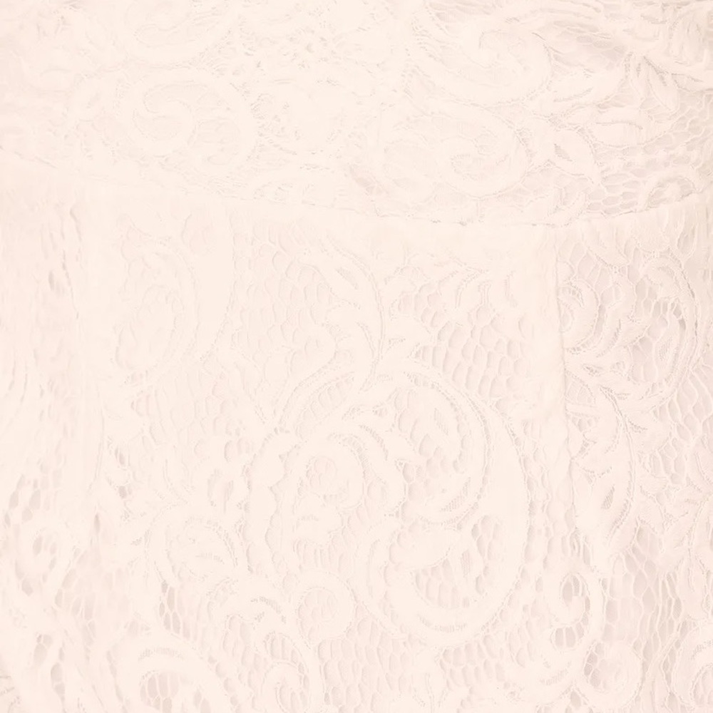 White Lace Long Sleeve Maxi Dress - Picture 5 of 5